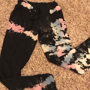 Daydreamer Tie Dye Rainbow Sweatpants Size XS